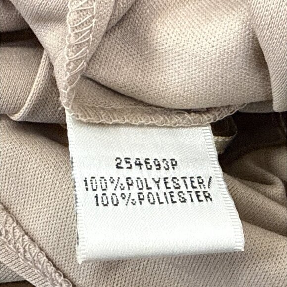 JS Boutique Women's Beige Sheer & Embroidered Long Sleeve Cami Set Sz 10 - Picture 9 of 11